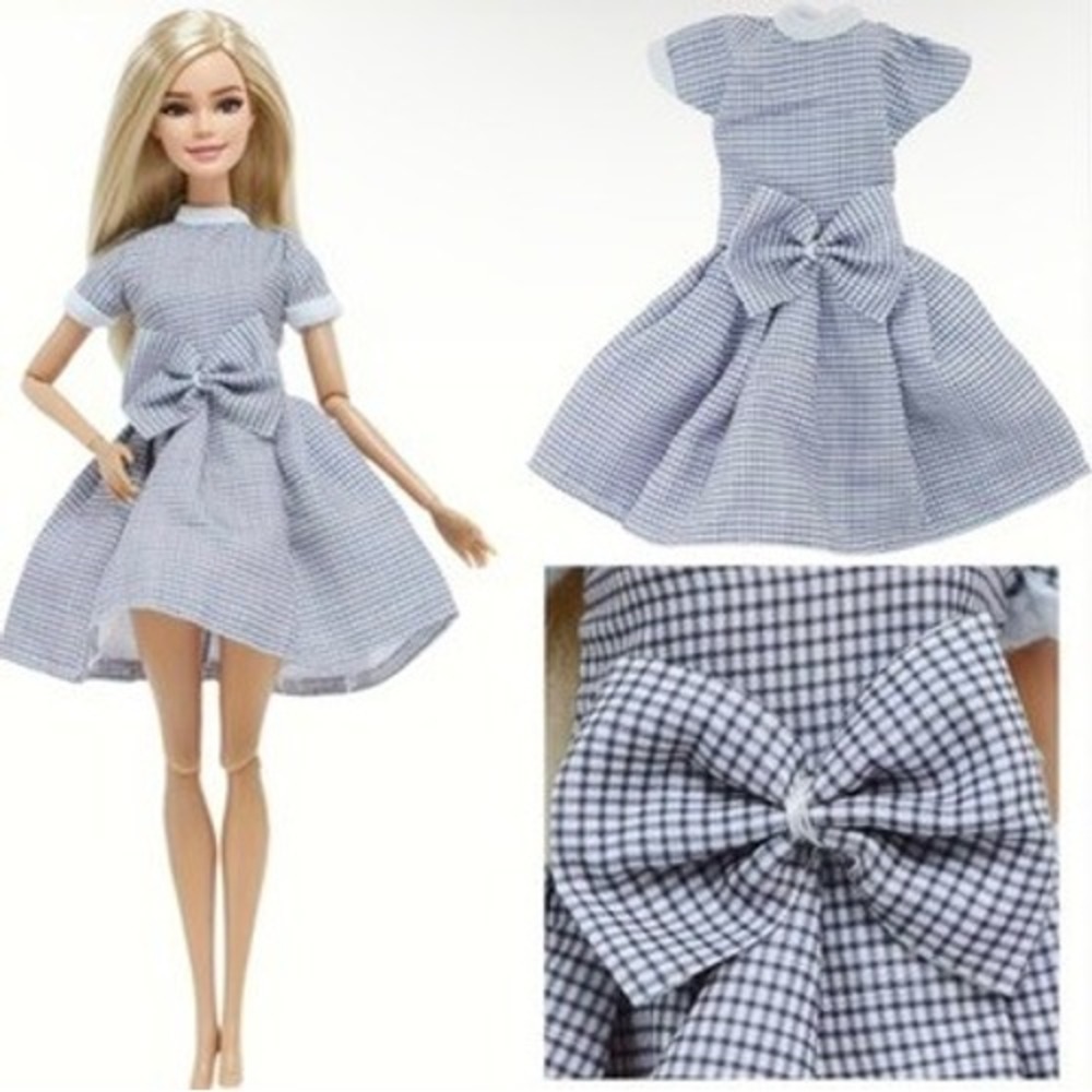 5pcs Retro Style Dress Outfit Clothing Accessories For 11.5 in Fashion Doll - Picture 2 of 9